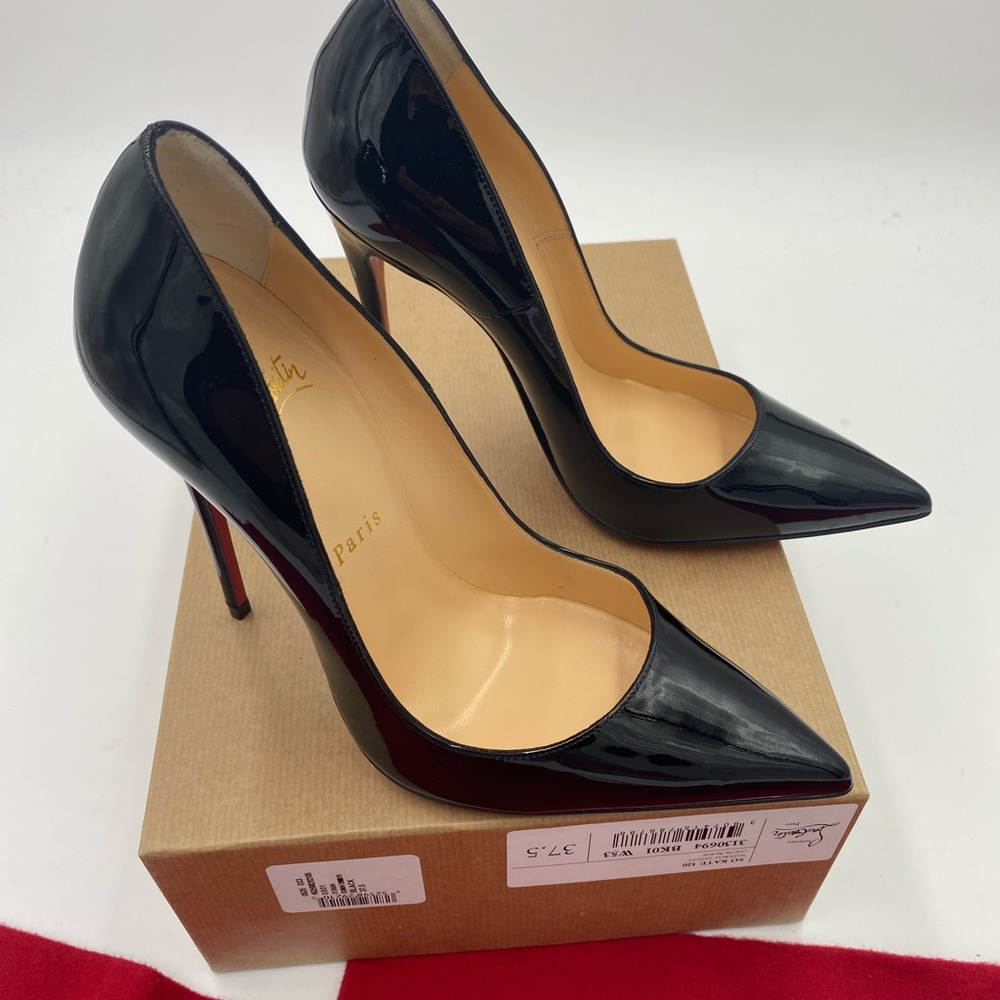 Women’s Christian Louboutin so Kate  120 patent Pumps size 37.5 made in … - Picture 3 of 11